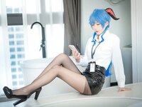 [Cosplay] 影子喵Ghost 甘雨OL [35P-367MB]