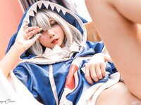 [Cosplay] PoppaChan - (ChanPoppa) [Gumroad] NOne Gawr Gura 噶呜·古拉
