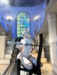 [Cosplay] 阿薰kaOri 尼尔 2B白花嫁 [67P-291MB]
