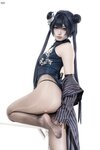 [Cosplay] 柒柒要乖哦 蔚蓝档案 妃咲原皮+兔女郎 [122P-675MB]