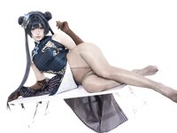 [Cosplay] 柒柒要乖哦 蔚蓝档案 妃咲原皮+兔女郎 [122P-675MB]