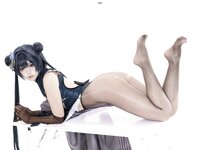 [Cosplay] 柒柒要乖哦 蔚蓝档案 妃咲原皮+兔女郎 [122P-675MB]
