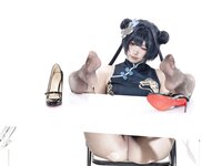 [Cosplay] 柒柒要乖哦 蔚蓝档案 妃咲原皮+兔女郎 [122P-675MB]