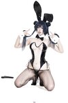 [Cosplay] 柒柒要乖哦 蔚蓝档案 妃咲原皮+兔女郎 [122P-675MB]