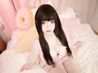 [Cosplay] 神楽坂真冬 高跟睡袍 [75P2V-649MB]