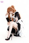 [Cosplay] 柒柒要乖哦 EVA 明日香女仆 [68P-1.52GB]
