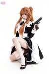 [Cosplay] 柒柒要乖哦 EVA 明日香女仆 [68P-1.52GB]