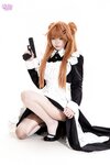 [Cosplay] 柒柒要乖哦 EVA 明日香女仆 [68P-1.52GB]