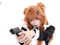 [Cosplay] 柒柒要乖哦 EVA 明日香女仆 [68P-1.52GB]