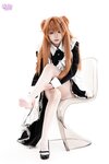 [Cosplay] 柒柒要乖哦 EVA 明日香女仆 [68P-1.52GB]