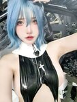 [Cosplay] 阿薰kaOri 蓝羽毛w魅魔 [95P5V-927MB]