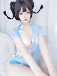 [Cosplay] 日奈娇 透明旗袍自拍 [50P-76MB]