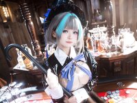 [Cosplay] 九柒喵 碧蓝航线 柴郡兔女郎 [58P-1.43GB]