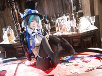 [Cosplay] 九柒喵 碧蓝航线 柴郡兔女郎 [58P-1.43GB]