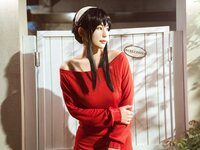 [Cosplay] 星澜是澜澜叫澜妹呀 约尔红毛衣 [76P1V-977MB]