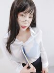 [Cosplay] 星澜是澜澜叫澜妹呀 ol制服 [40P4V-285MB]