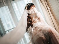 [Cosplay] 星澜是澜澜叫澜妹呀 婚纱 [40P1V-743MB]
