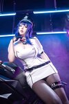 [Cosplay] 菌烨tako - 原神 雷电将军赛车