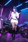 [Cosplay] 菌烨tako - 原神 雷电将军赛车