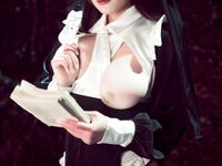 [Cosplay] 星澜是澜澜叫澜妹呀 克苏鲁修女 [128P-751MB]