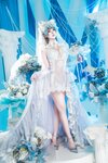 [Cosplay] Natsuko夏夏子 碧蓝航线 柴郡婚纱 [70P-624MB]