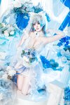 [Cosplay] Natsuko夏夏子 碧蓝航线 柴郡婚纱 [70P-624MB]