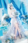 [Cosplay] Natsuko夏夏子 碧蓝航线 柴郡婚纱 [70P-624MB]