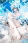 [Cosplay] Natsuko夏夏子 碧蓝航线 柴郡婚纱 [70P-624MB]