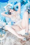 [Cosplay] Natsuko夏夏子 碧蓝航线 柴郡婚纱 [70P-624MB]