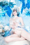 [Cosplay] Natsuko夏夏子 碧蓝航线 柴郡婚纱 [70P-624MB]