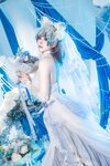 [Cosplay] Natsuko夏夏子 碧蓝航线 柴郡婚纱 [70P-624MB]