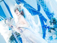 [Cosplay] Natsuko夏夏子 碧蓝航线 柴郡婚纱 [70P-624MB]