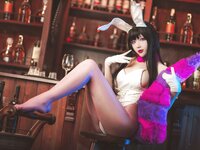 [Cosplay] 起司块wii - 恶魔姐姐兔女郎