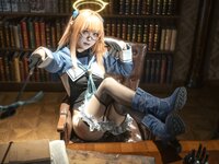 [Cosplay] 矢量鱼 蔚蓝档案 圆堂志美子 [50P-461MB]