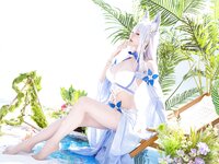 [Cosplay] 星之迟迟 2026年01月计划C 碧蓝航线 信浓泳装 [52P-208MB]