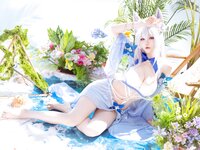 [Cosplay] 星之迟迟 2026年01月计划C 碧蓝航线 信浓泳装 [52P-208MB]
