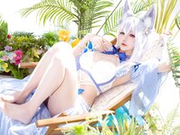 [Cosplay] 星之迟迟 2026年01月计划C 碧蓝航线 信浓泳装 [52P-208MB]