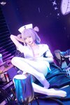 [Cosplay] 柒柒要乖哦 彻夜之歌 护士服小荠 [100P-834MB]