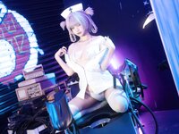 [Cosplay] 柒柒要乖哦 彻夜之歌 护士服小荠 [100P-834MB]