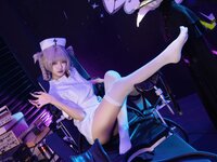 [Cosplay] 柒柒要乖哦 彻夜之歌 护士服小荠 [100P-834MB]