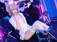 [Cosplay] 柒柒要乖哦 彻夜之歌 护士服小荠 [100P-834MB]