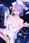 [Cosplay] 柒柒要乖哦 彻夜之歌 护士服小荠 [100P-834MB]