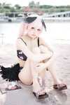 [Cosplay] 九柒喵 碧蓝航线 小春泳装 [27P-133MB]
