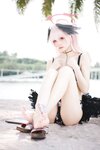 [Cosplay] 九柒喵 碧蓝航线 小春泳装 [27P-133MB]