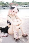 [Cosplay] 九柒喵 碧蓝航线 小春泳装 [27P-133MB]