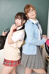 [Lovepop] Hikaru Konno 紺野ひかる & Yuri Shinomiya 篠宮ゆり Photoset #001 School Uniform