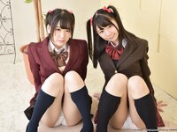 [Lovepop] Yuzuka Shirai 白井ゆずか & Coco Nanahara 七菜原ココ Photoset #003 School Uniform (Blazer)