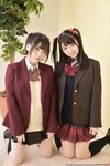 [Lovepop] Yuzuka Shirai 白井ゆずか & Coco Nanahara 七菜原ココ Photoset #003 School Uniform (Blazer)