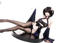 [Cosplay] 柒柒要乖哦 碧蓝航线 紫电 [69P-414MB]