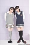 [Lovepop] Yuzuka Shirai 白井ゆずか & Coco Nanahara 七菜原ココ Photoset #002 School Uniform (Knit Vest)